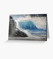 "Stormy Ocean" Greeting Card