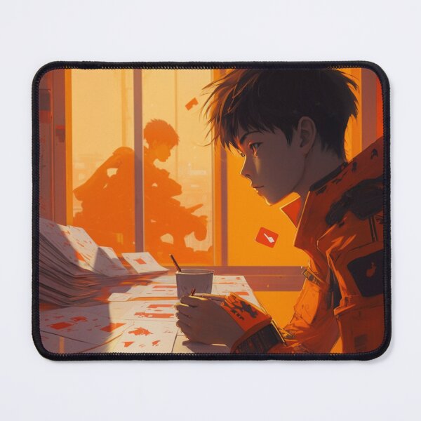 Item preview, The Enigmatic Shinji Ikari: A Sideways Glance at the Player and the Game on His Desk designed and sold by DaniFantasy.