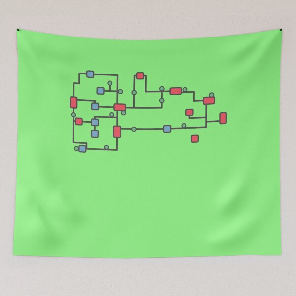 Item preview, Minimalist Hoenn Map designed and sold by KurtisBlanda.