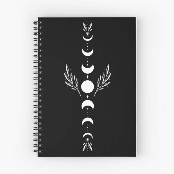 Item preview, Moon Phase Witchy Aesthetic With Floral Details Tattoo Style designed and sold by Lily Bradley.