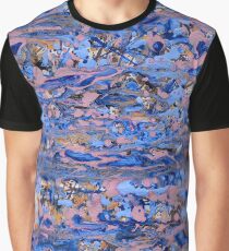 Abstract blue painting Graphic T-Shirt