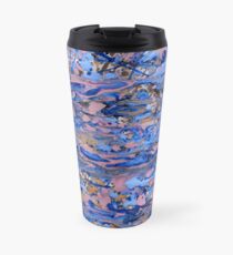 Abstract blue painting Travel Mug