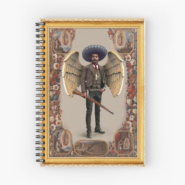 Item preview, Zapata Angel Golden Frame - on Black designed and sold by boltjesdesign.