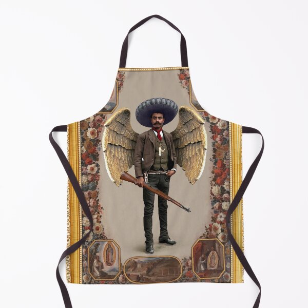 Item preview, Zapata Angel Golden Frame - on Black designed and sold by boltjesdesign.