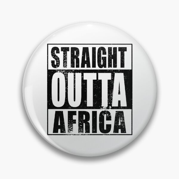 Item preview, Straight Outta Africa (black) designed and sold by SolidEarthArt.