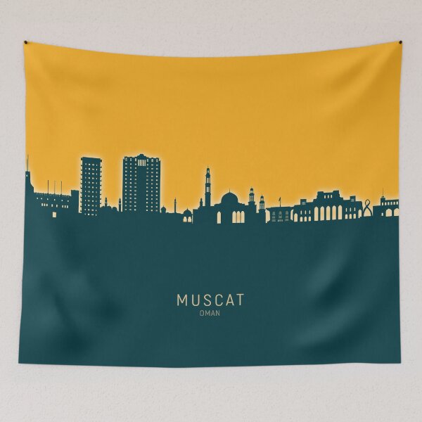 Item preview, Muscat Oman Skyline designed and sold by ArtPrints.