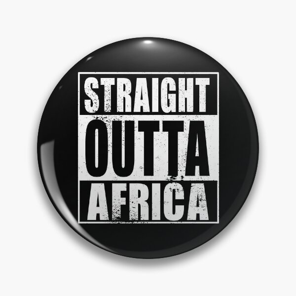 Item preview, Straight Outta Africa (white) designed and sold by SolidEarthArt.