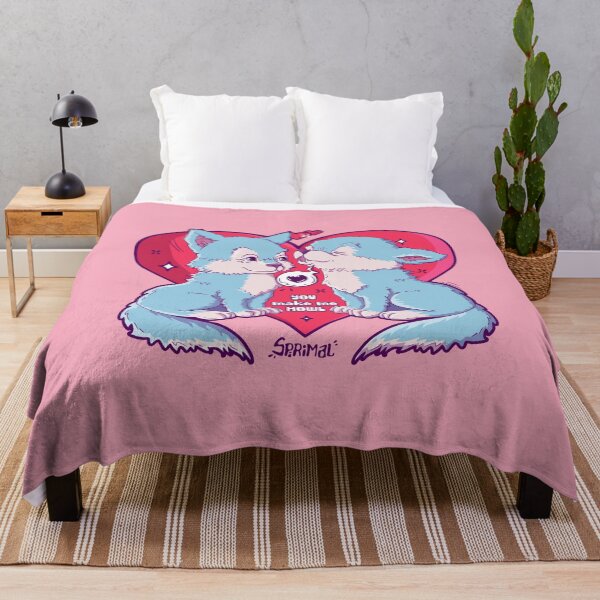 Item preview, You make me howl wolf love pun designed and sold by SPIRIMAL.