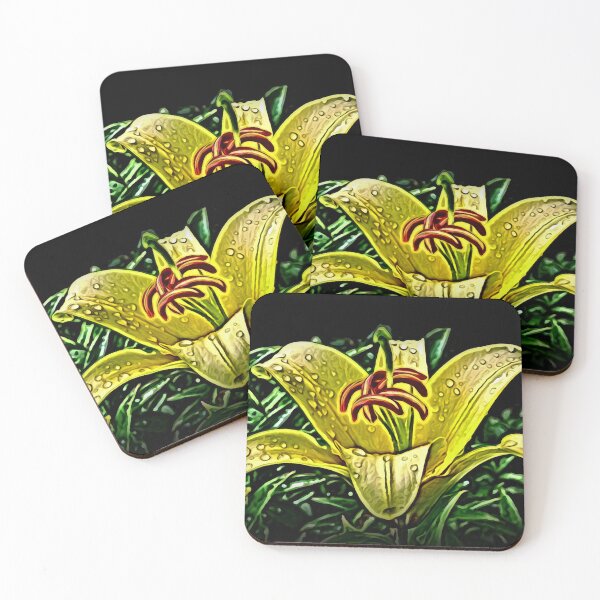 Item preview, Yellow Daylily At Midnight designed and sold by Heathermarie321.