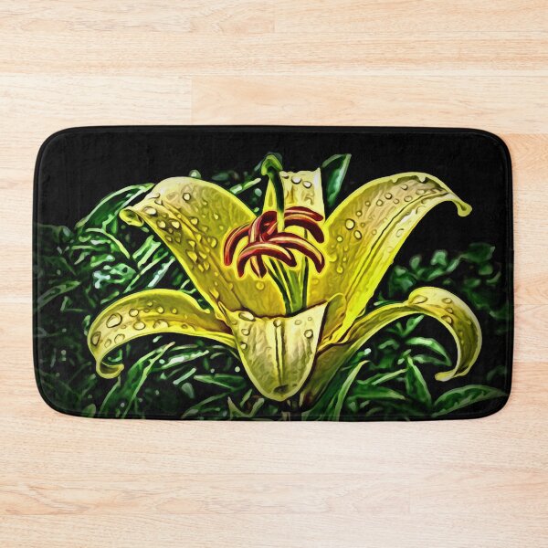 Item preview, Yellow Daylily At Midnight designed and sold by Heathermarie321.