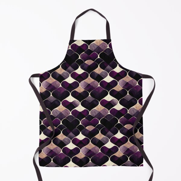 Item preview, Dark purple hearts pattern designed and sold by YeKnot.