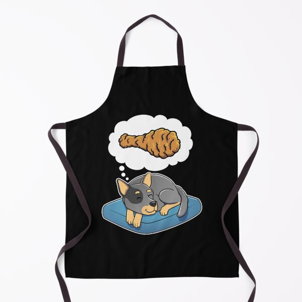 Item preview, Australian Cattle Dog dreaming about Fried Chicken designed and sold by DoggieDelights.