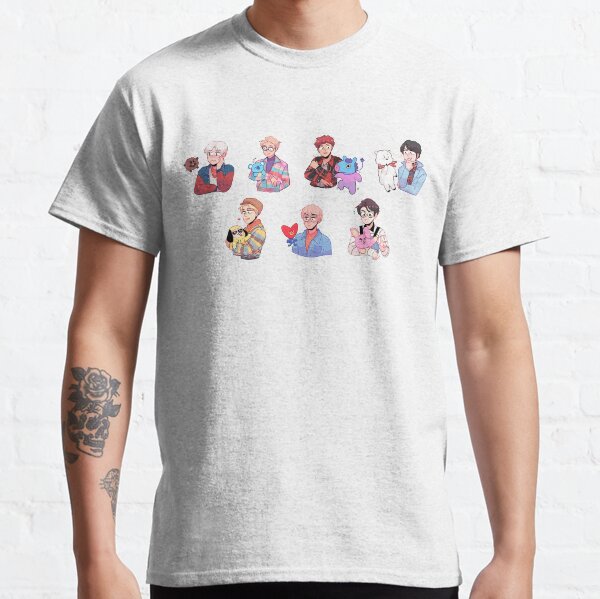 BTS mit ihren Freunden !!! Classic T-Shirt