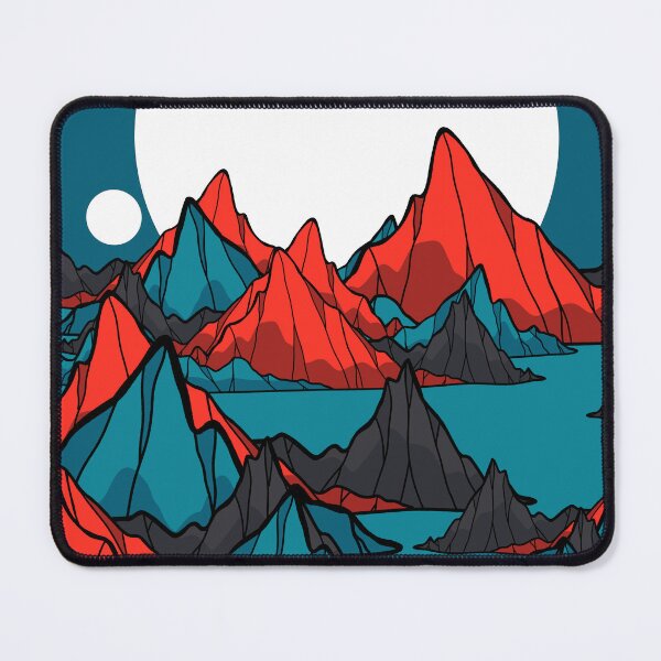 Item preview, cliff islands designed and sold by Swadeillustrations.