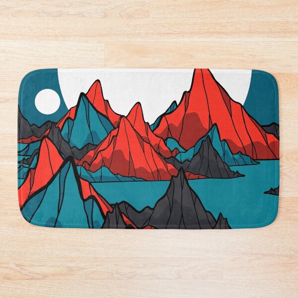 Item preview, cliff islands  designed and sold by Swadeillustrations.