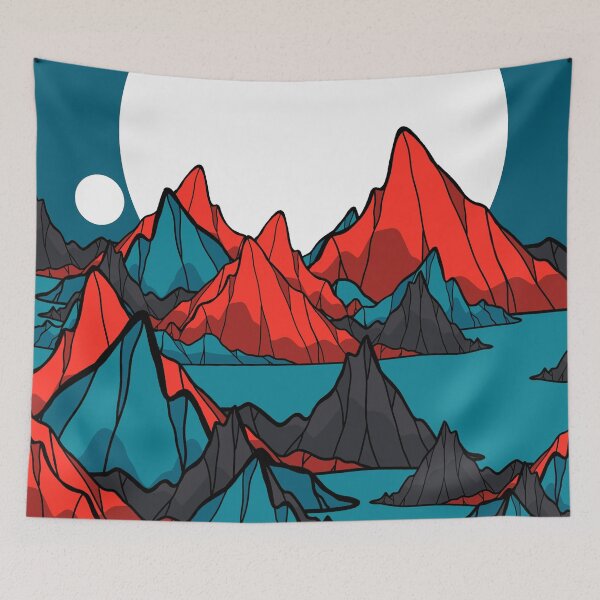 Item preview, cliff islands  designed and sold by Swadeillustrations.