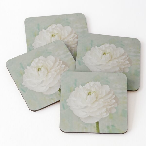 Item preview, White Ranunculus designed and sold by Sandra Foster.