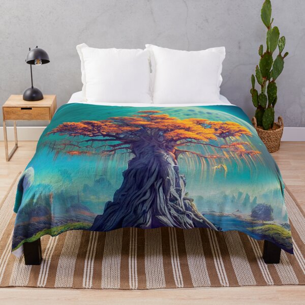 Item preview, a painting of a tree with yellow leaves designed and sold by DesignAtYO.
