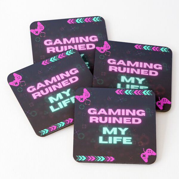Item preview, Gaming ruined my life designed and sold by Anuragwk.