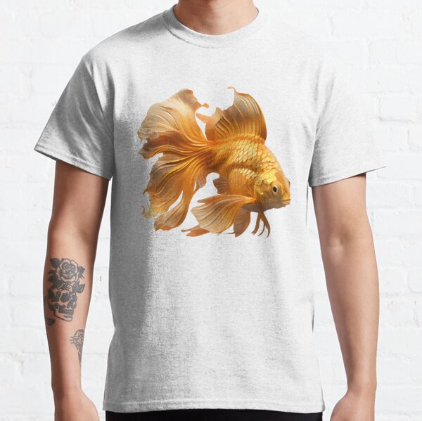 Goldfish Hawaiian Outfit For Men, Tropical Shirts For Women - Ink