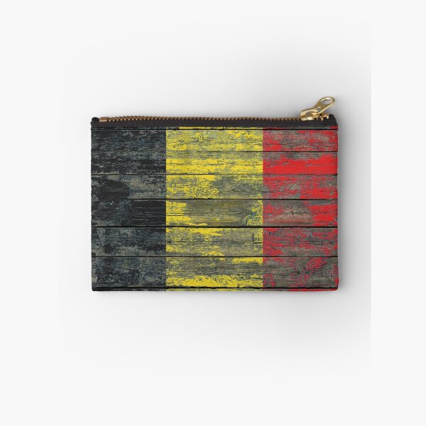 Item preview, Flag of Belgium on Rough Wood Boards Effect designed and sold by JeffBartels.