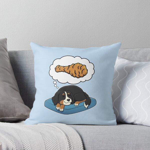 Artikelvorschau, Bernese Mountain Dog dreaming about Fried Chicken entworfen und verkauft von DoggieDelights.