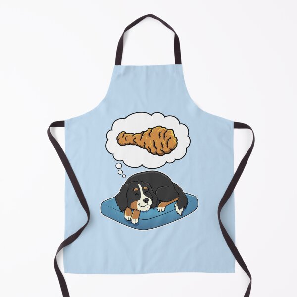 Artikelvorschau, Bernese Mountain Dog dreaming about Fried Chicken entworfen und verkauft von DoggieDelights.