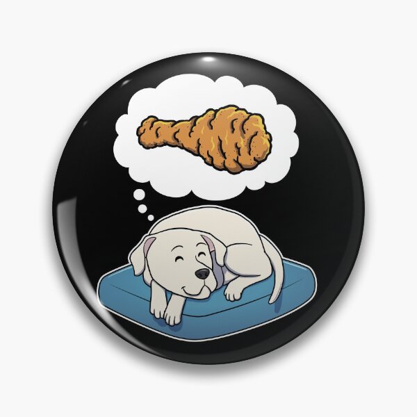 Item preview, Dogo Argentino dreaming about Fried Chicken designed and sold by DoggieDelights.