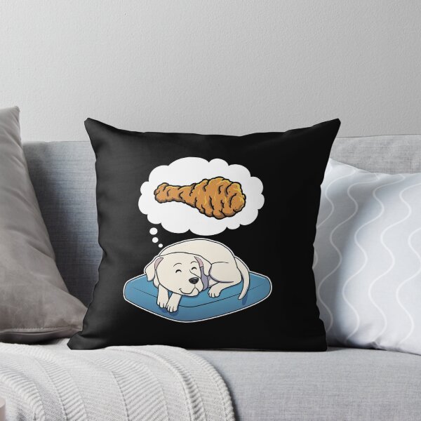 Item preview, Dogo Argentino dreaming about Fried Chicken designed and sold by DoggieDelights.