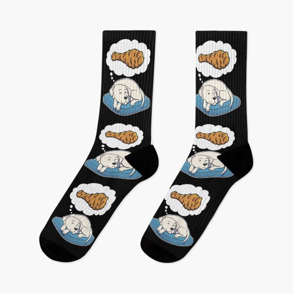 Item preview, Dogo Argentino dreaming about Fried Chicken designed and sold by DoggieDelights.