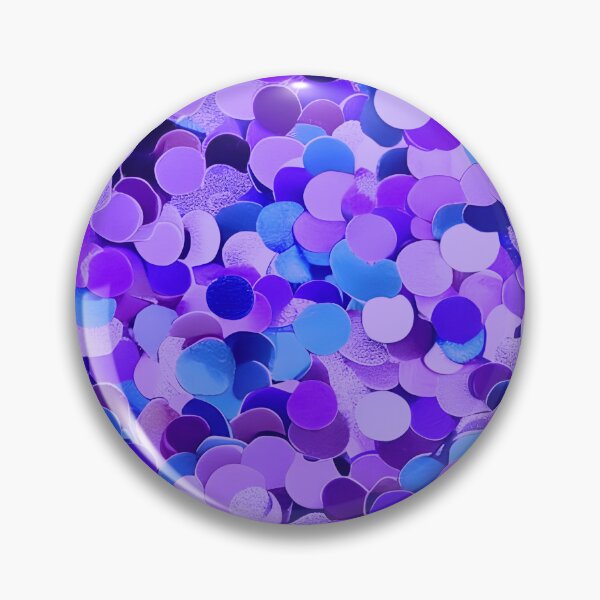 Item preview, Confetti Sequins - Purple Blue Abstract designed and sold by asurtiumgreen.