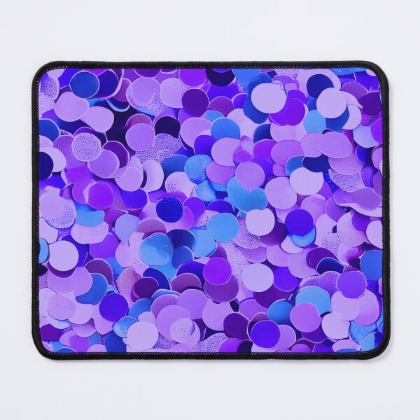 Item preview, Confetti Sequins - Purple Blue Abstract designed and sold by asurtiumgreen.
