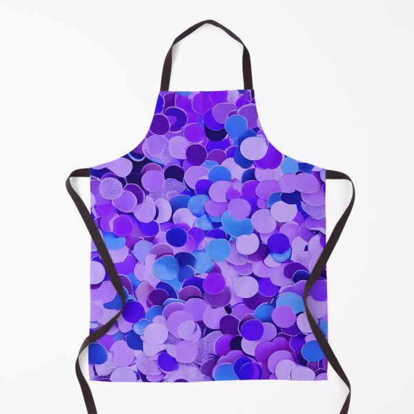 Item preview, Confetti Sequins - Purple Blue Abstract designed and sold by asurtiumgreen.