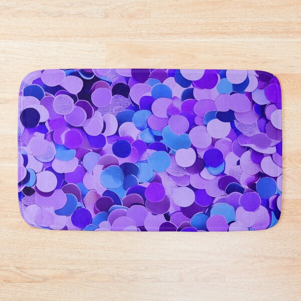Item preview, Confetti Sequins - Purple Blue Abstract designed and sold by asurtiumgreen.