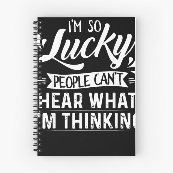 Item preview, I'm So Lucky People Can't Hear What I'm Thinking  designed and sold by limonhakec.