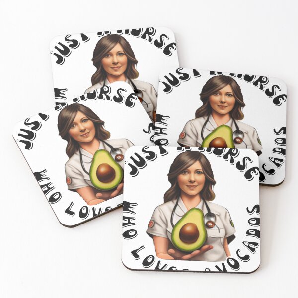 Item preview, Just a Nurse who Loves Avocados designed and sold by blakfrog.