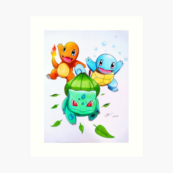 Pokemon Kanto Trainers, an art print by J0N - INPRNT