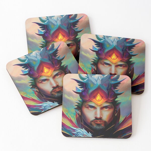 Item preview, a painting of a man with a crown on his head designed and sold by DesignAtYO.