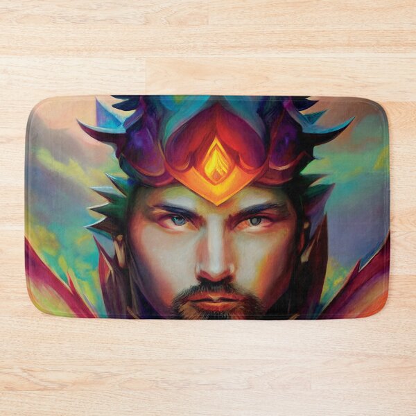 Item preview, a painting of a man with a crown on his head designed and sold by DesignAtYO.