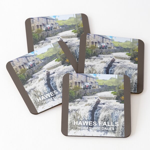 Item preview, Hawes Falls, Yorkshire Dales. Travel poster designed and sold by BarbaraGlebska.