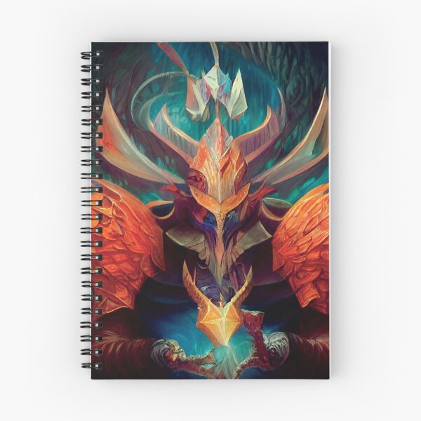 Item preview, a painting of a demon with wings on his face designed and sold by DesignAtYO.