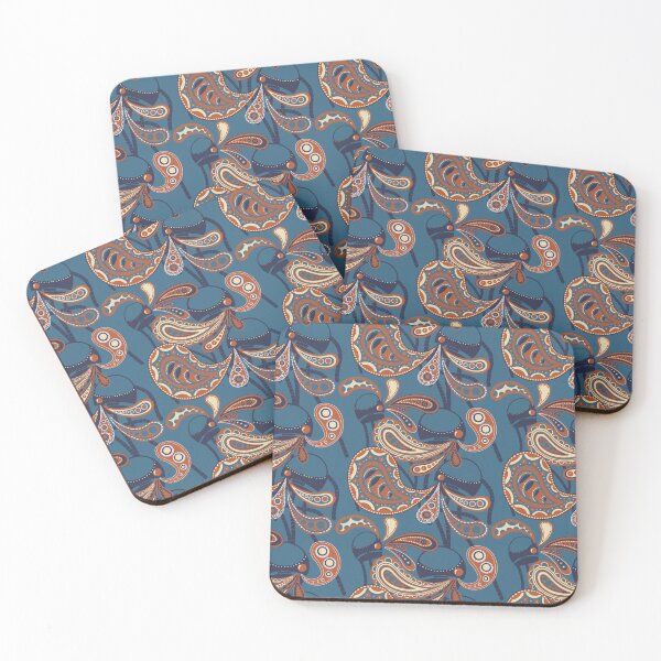 Artikelvorschau, Alien-Invasion-Paisley-Muster entworfen und verkauft von PetleyPatterns.