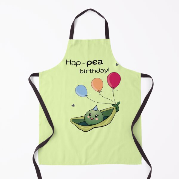 Item preview, Hap-pea birthday! cute pea birthday greeting designed and sold by HajnalkArt.