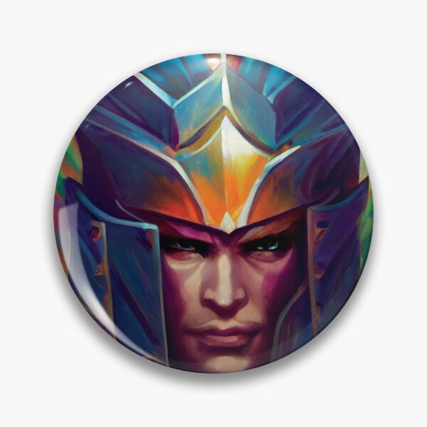 Artikelvorschau, a painting of a man wearing a helmet entworfen und verkauft von DesignAtYO.