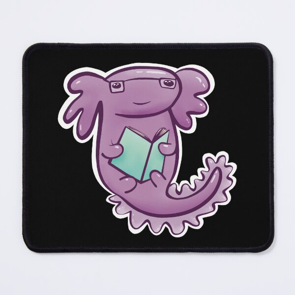 Item preview, Axolotl Reading - I love to read a lotl designed and sold by SubtleSplit.