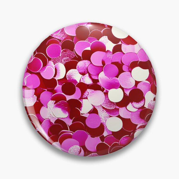 Item preview, Abstract Red and Pink Confetti Sequins designed and sold by asurtiumgreen.