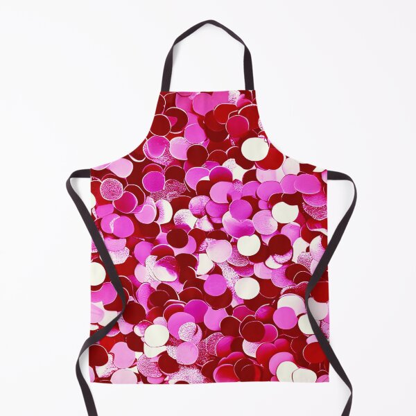 Item preview, Abstract Red and Pink Confetti Sequins designed and sold by asurtiumgreen.