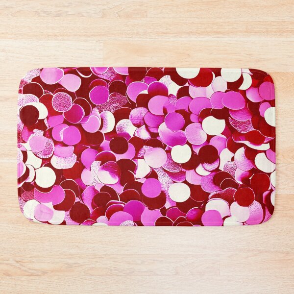 Item preview, Abstract Red and Pink Confetti Sequins designed and sold by asurtiumgreen.