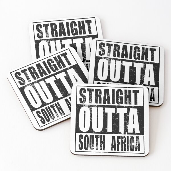 Item preview, Straight Outta South Africa (black) designed and sold by SolidEarthArt.
