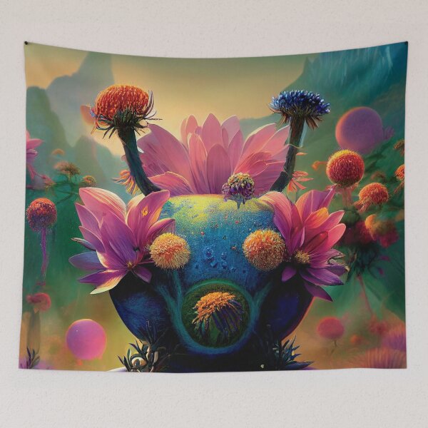 Item preview, a painting of a strange looking flower arrangement designed and sold by DesignAtYO.